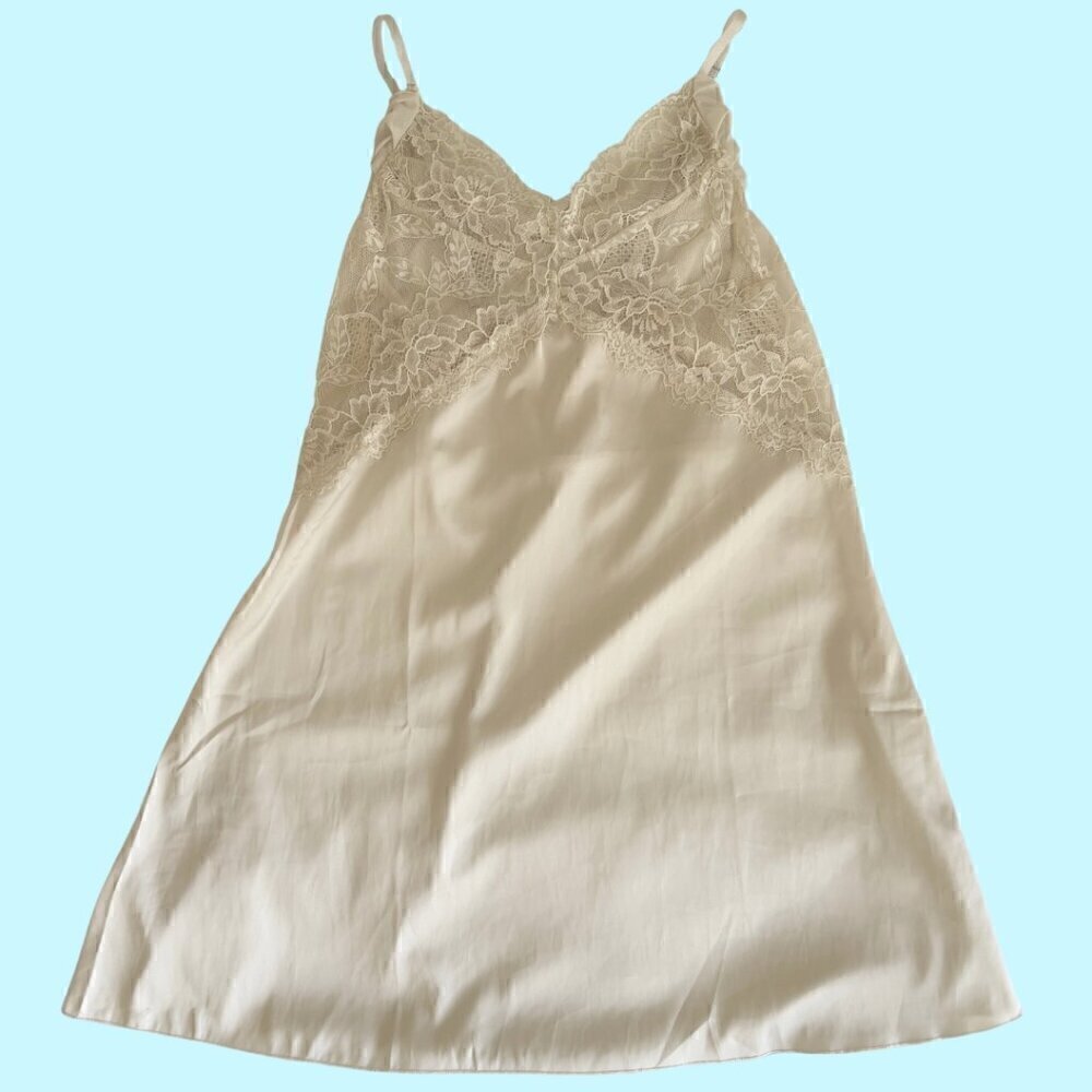 Vintage 90's White Lingerie Dress